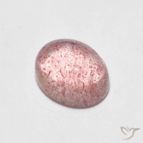 2.45ct Natural Luz rosa Quartzo Morango, oval, Transparente