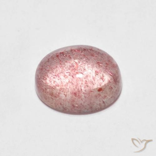 Quartzo Morango Luz rosa Natural 2.45ct, oval, Transparente