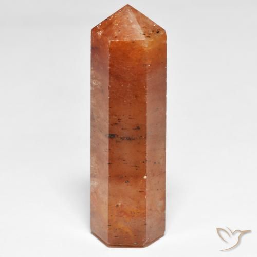 Quartzo Morango laranja avermelhado Natural 43.12ct, Chique, Opaco
