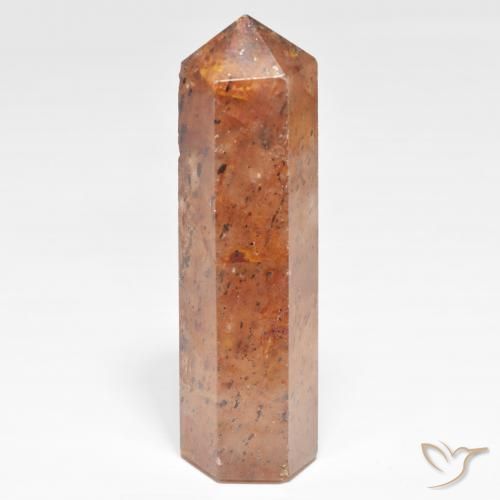 50.65ct Natural Laranja Médio Quartzo Morango, Chique, Opaco