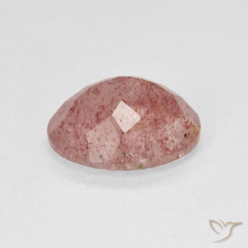 Quartzo Morango Rosa Claro Rosa Natural 4.06ct, oval, Translúcido