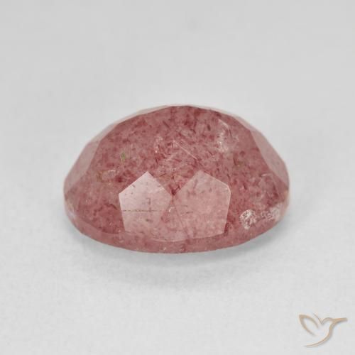 Quartzo Morango Rosa Claro Rosa Natural 5.20ct, oval, Translúcido