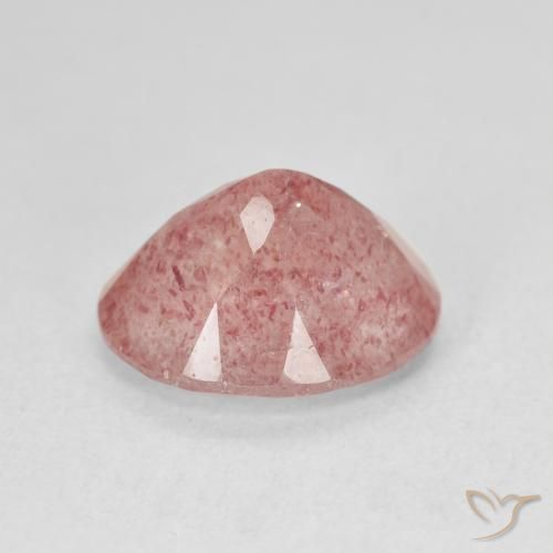 Quartzo Morango Medium Light-Pink Natural 4.46ct, oval, Translúcido