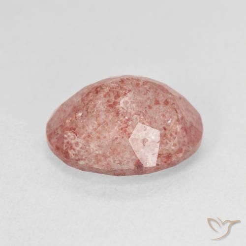 Quartzo Morango Rosa Claro Rosa Natural 4.80ct, oval, Translúcido