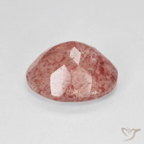 Quartzo Morango Pêssego Rosa Rosa Natural 4.52ct, oval, Translúcido