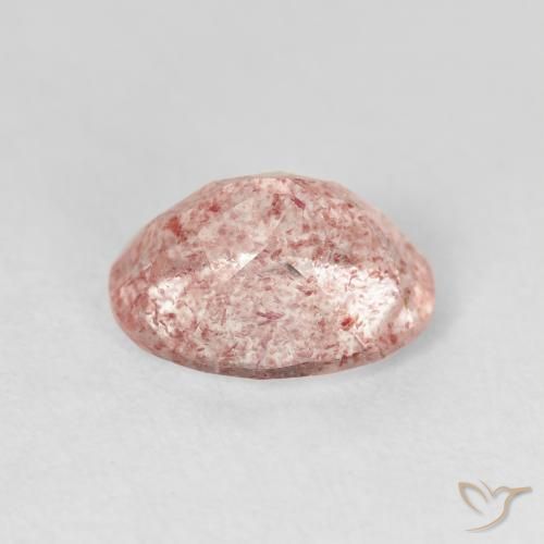 Quartzo Morango Luz rosa Natural 2.53ct, oval, Transparente