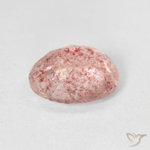 Quartzo Morango Rosa Claro Rosa Natural 2.71ct, oval, Transparente