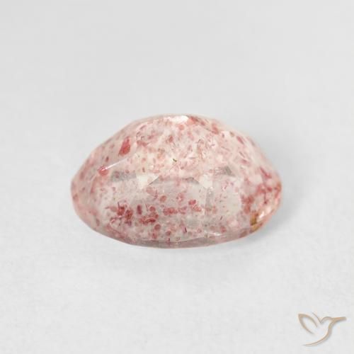 Quartzo Morango Luz rosa Natural 2.65ct, oval, Transparente