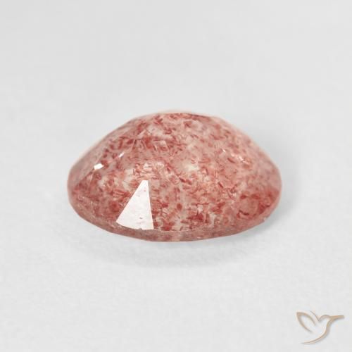 Quartzo Morango Medium Light-Pink Natural 2.30ct, oval, Transparente