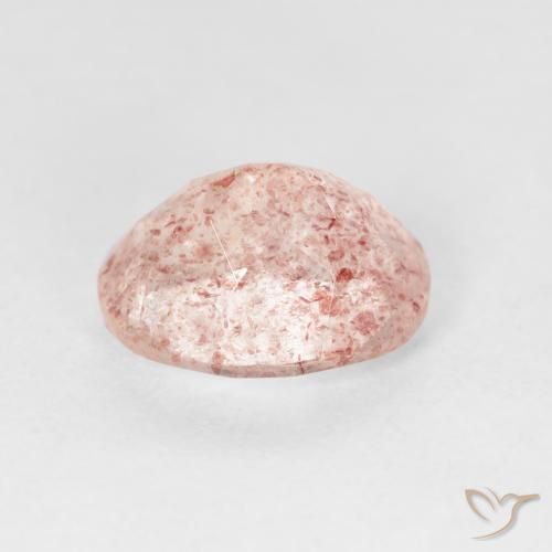 Quartzo Morango Luz rosa Natural 2.73ct, oval, Transparente