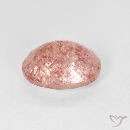 Quartzo Morango Luz rosa Natural 2.73ct, oval, Transparente