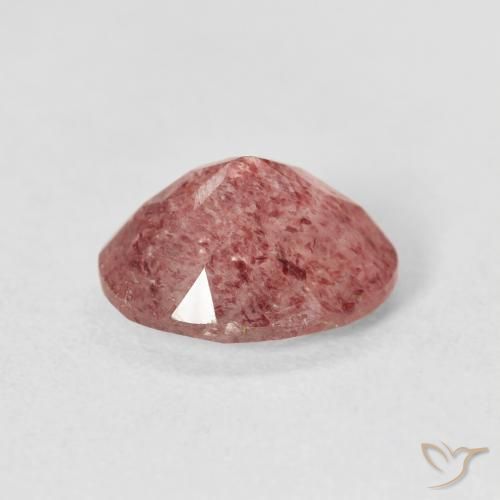 Quartzo Morango Framboesa Rosa Natural 2.43ct, oval, Transparente