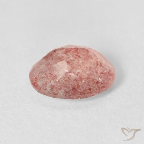 Quartzo Morango Rosa Claro Rosa Natural 2.55ct, oval, Transparente
