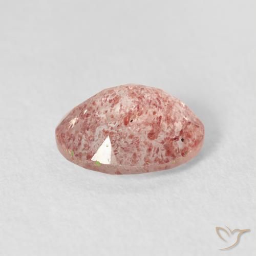 Quartzo Morango Medium Light-Pink Natural 2.51ct, oval, Transparente