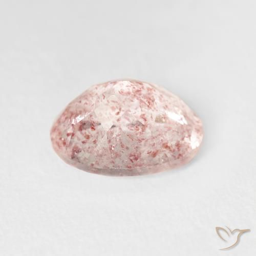Quartzo Morango Luz rosa Natural 2.52ct, oval, Transparente