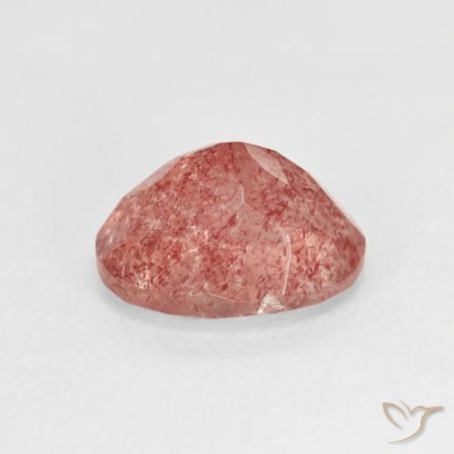 Quartzo Morango rosa médio Natural 2.76ct, oval, Transparente