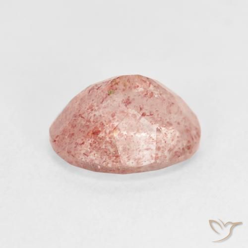 Quartzo Morango Luz rosa Natural 2.69ct, oval, Transparente