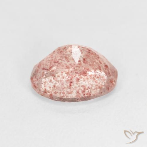 Quartzo Morango Rosa Claro Rosa Natural 2.56ct, oval, Transparente