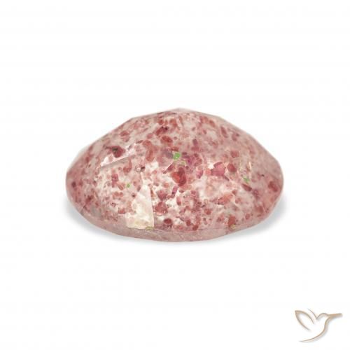 Quartzo Morango Rosa Claro Rosa Natural 2.98ct, oval, Transparente