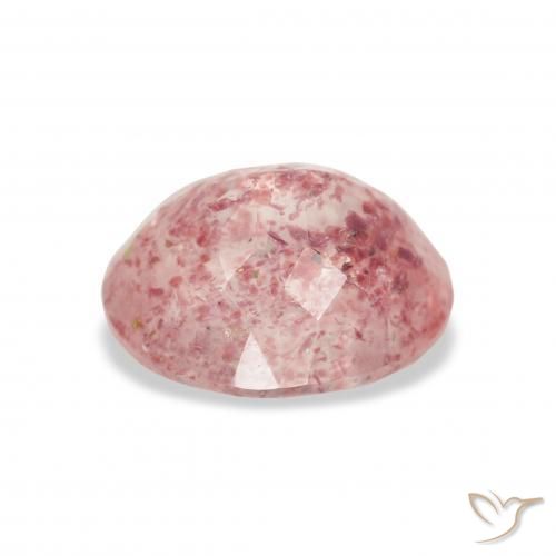 Quartzo Morango Luz rosa Natural 3.50ct, oval, Transparente