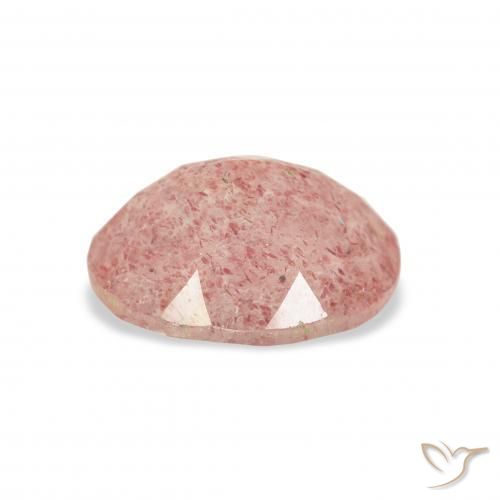 Quartzo Morango Luz rosa Natural 3.28ct, oval, Transparente