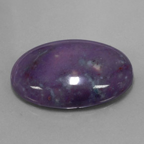 Sugilita multicolorido natural 22,62ct, corte oval, opaco