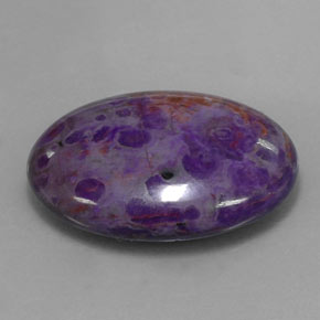 Sugilita multicolorido natural 21,13ct, corte oval, opaco