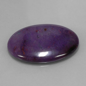 Sugilita multicolorido natural 25,71ct, corte oval, opaco