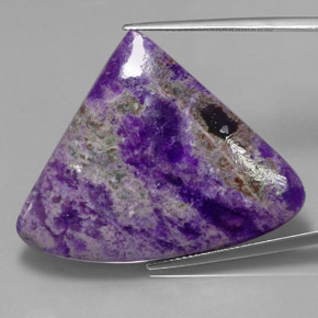 Sugilita multicolorido natural 40,80ct, forma extravagante, opaco