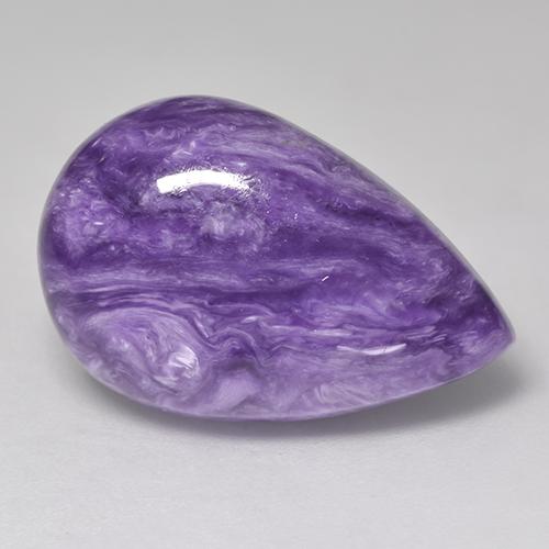 sugilita Roxo claro Violeta Natural 11.47ct, Formato de pêra, Opaco