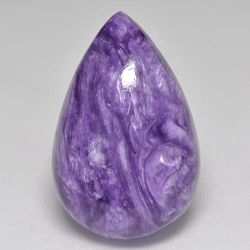 sugilita Roxo claro Violeta Natural 11.47ct, Formato de pêra, Opaco