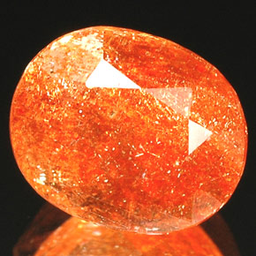 Pedra do sol laranja natural 1,81ct, transparente, transparente/translúcido