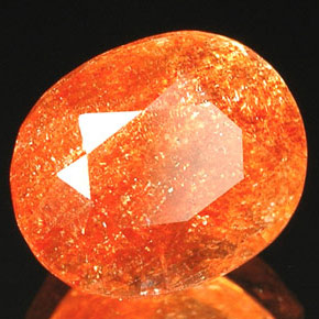 Pedra do sol laranja natural 1,81ct, transparente, transparente/translúcido