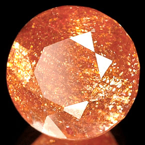 Pedra do sol laranja natural 2,53ct, transparente, transparente/translúcido
