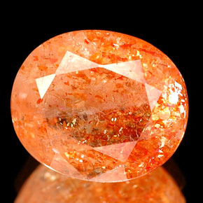 Pedra do sol laranja natural 2,68ct, transparente, transparente/translúcido
