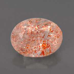 Pedra do sol laranja natural 2,26ct, transparente, transparente/translúcido
