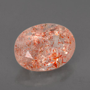 Pedra do sol laranja natural 2,26ct, transparente, transparente/translúcido