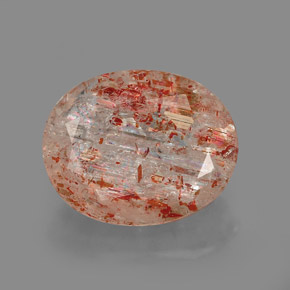 Pedra do sol laranja natural 3,32ct, transparente, transparente/translúcido