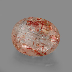 Pedra do sol laranja natural 3,32ct, transparente, transparente/translúcido