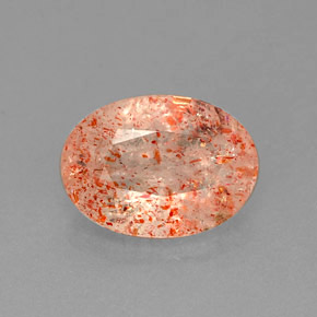 Pedra do sol laranja natural 1,61ct, transparente, transparente/translúcido