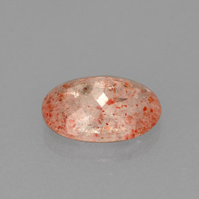 Pedra do sol laranja natural 1,61ct, transparente, transparente/translúcido