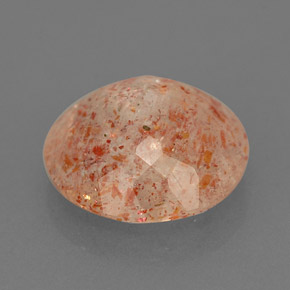 Pedra do sol laranja natural 3,46ct, transparente, transparente/translúcido