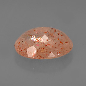 Pedra do sol laranja natural 3,26ct, transparente, transparente/translúcido