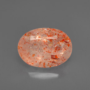 Pedra do sol laranja natural 2,63ct, transparente, transparente/translúcido