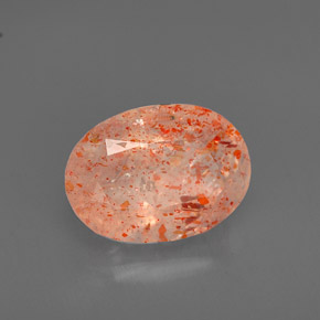 Pedra do sol laranja natural 2,63ct, transparente, transparente/translúcido