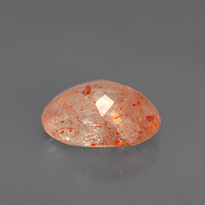 Pedra do sol laranja natural 2,63ct, transparente, transparente/translúcido