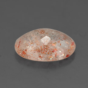 Pedra do sol laranja natural 2,27ct, transparente, transparente/translúcido