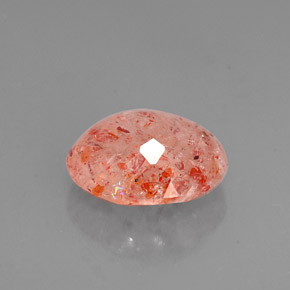 Pedra do sol laranja natural 2,66ct, transparente, transparente/translúcido