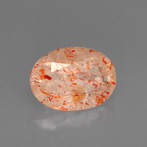 Pedra do sol laranja natural 1,31ct, transparente, transparente/translúcido