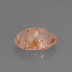 Pedra do sol laranja natural 1,31ct, transparente, transparente/translúcido